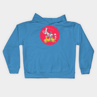 Drunk Scooter Kids Hoodie